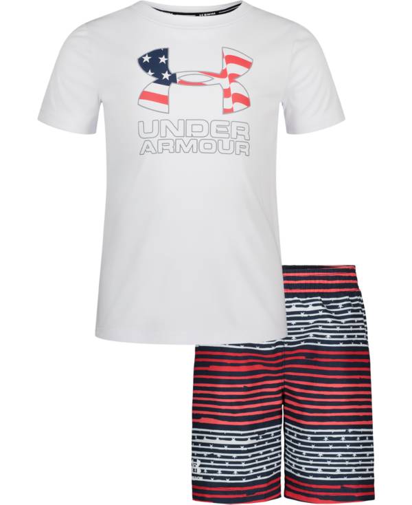 Under Armour Boys' Toddler Gradient Stripe Volleys Set