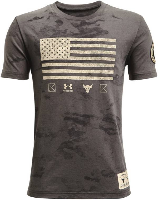 Under Armour Boys' Project Rock Veterans Day Short Sleeve T-Shirt product image