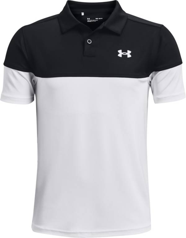 Under Armour Boys' Performance Blocked Golf Polo