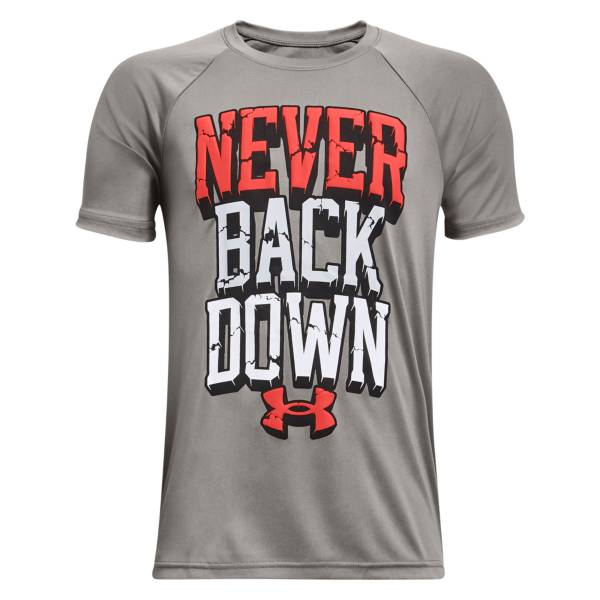 Under Armour Boys' Tech Never Back Down Graphic T-Shirt product image