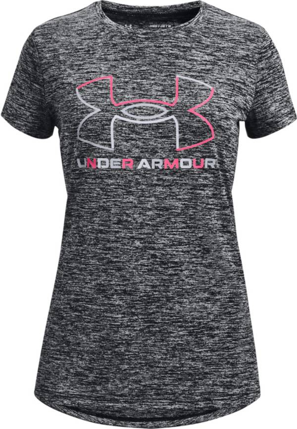 Under Armour Girls' Big Logo Twist Short Sleeve T-Shirt product image