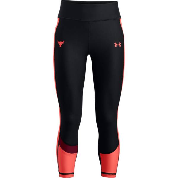 Under Armour Girls' Project Rock HeatGear Armour Ankle Crop Leggings product image