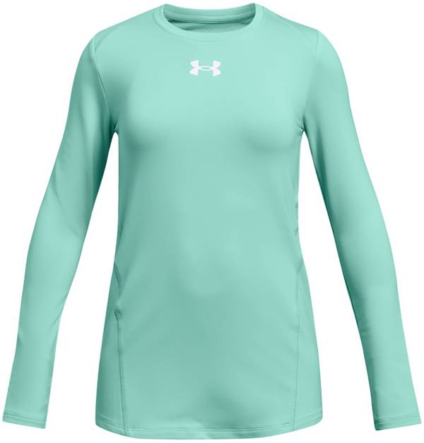 Under Armour coldgear long sleeve top in white
