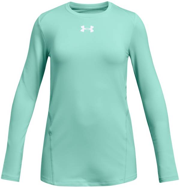 Under Armour Coldgear Baselayer Top in Blue for Men