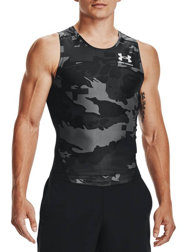 Armour Men's HeatGear Iso-Chill Compression Printed Tank Top Dick's Sporting Goods