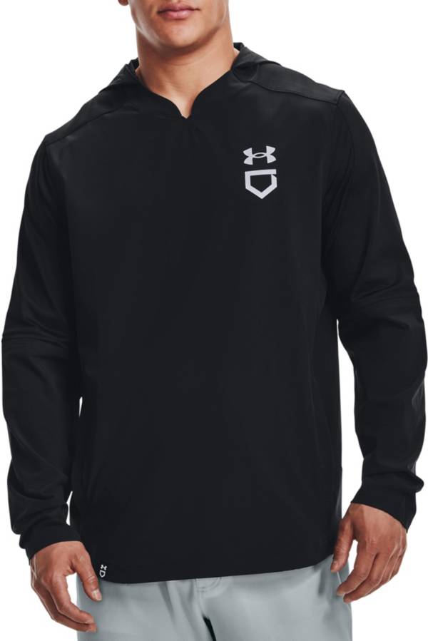 Under armour baseball pullover on sale jacket