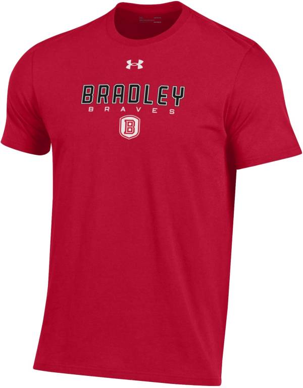 Under Armour Men's Bradley Braves Red Performance Cotton T-Shirt