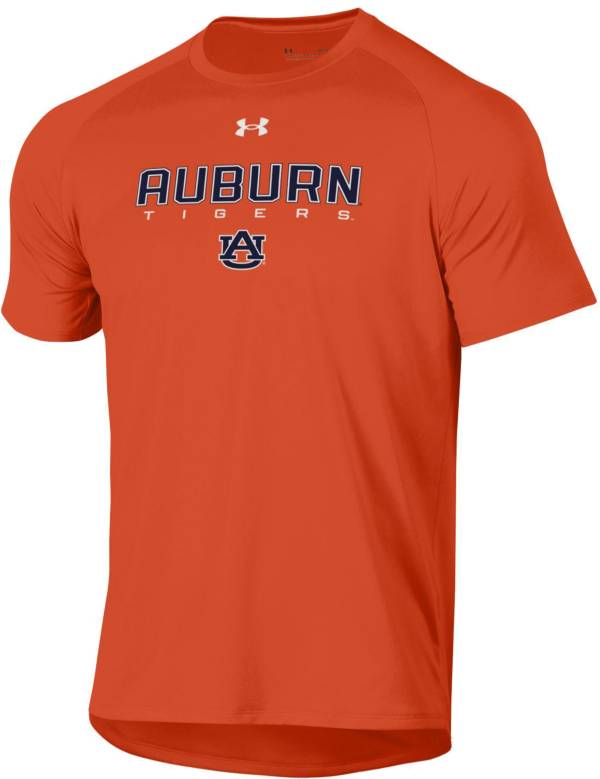 Under Armour Men's Auburn Tigers Grey Tech Performance T-Shirt product image