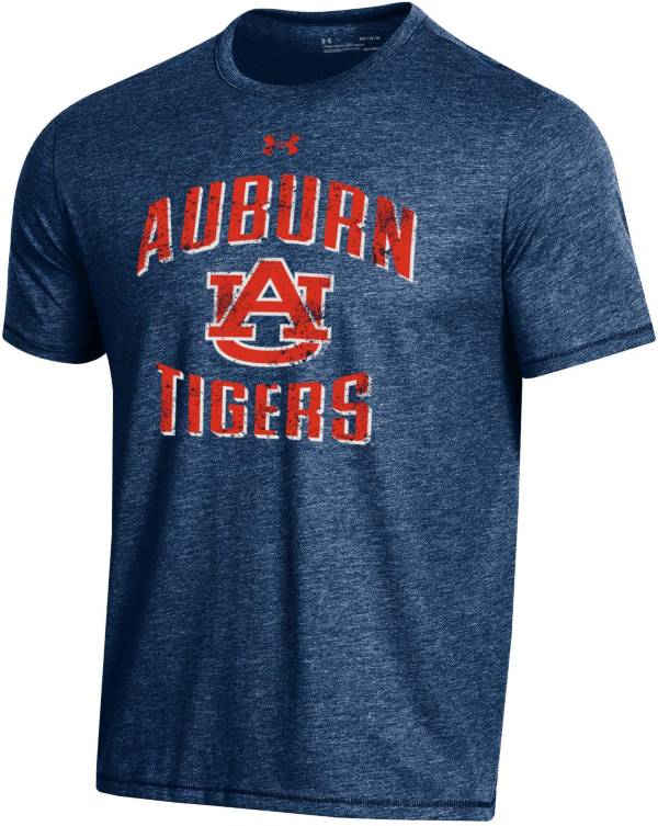 Under Armour Men's Auburn Tigers Blue Bi-Blend Performance T-Shirt product image