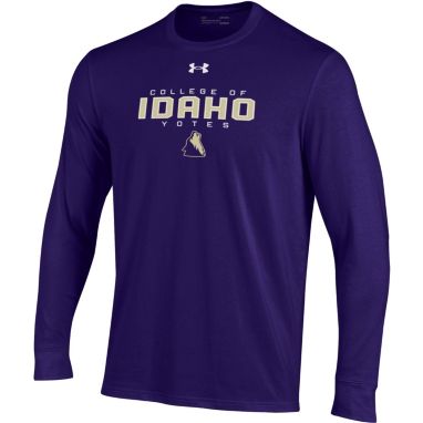 sorry, Under Armour Men's College of Idaho Yotes Purple Performance Cotton Long Sleeve T-Shirt is currently out of stock