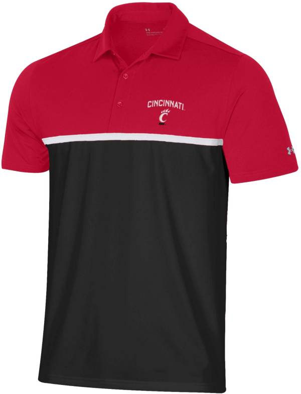 Under Armour Men's Cincinnati Bearcats Red Gameday Polo product image