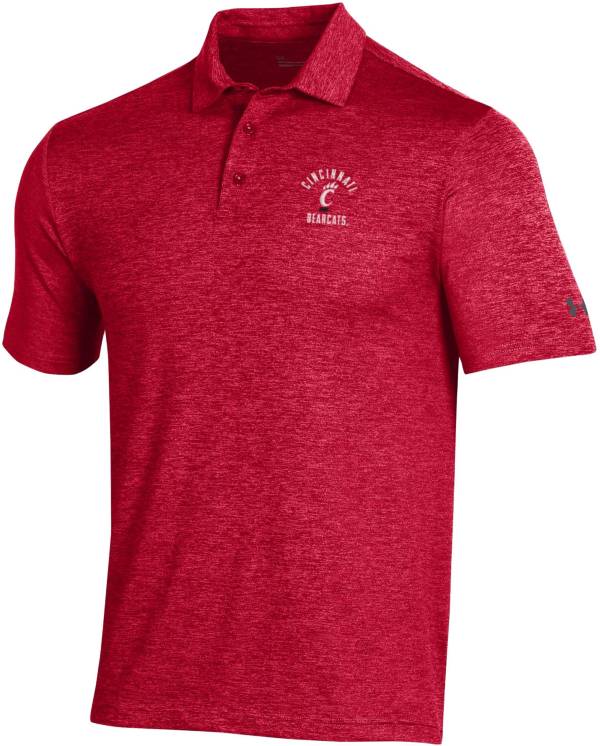 Under Armour Men's Cincinnati Bearcats Red Playoff Polo product image