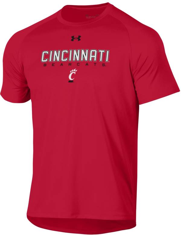 Under Armour Men's Cincinnati Bearcats Red Tech Performance T-Shirt product image