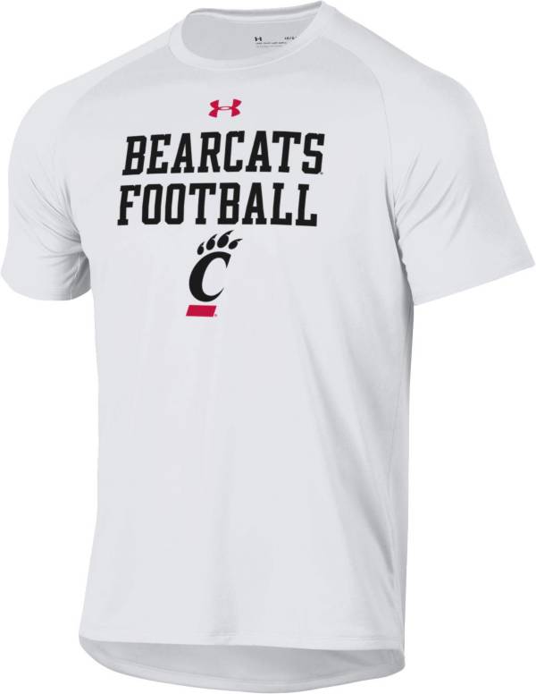 Under Armour Men's Cincinnati Bearcats White Tech Performance Football T-Shirt product image