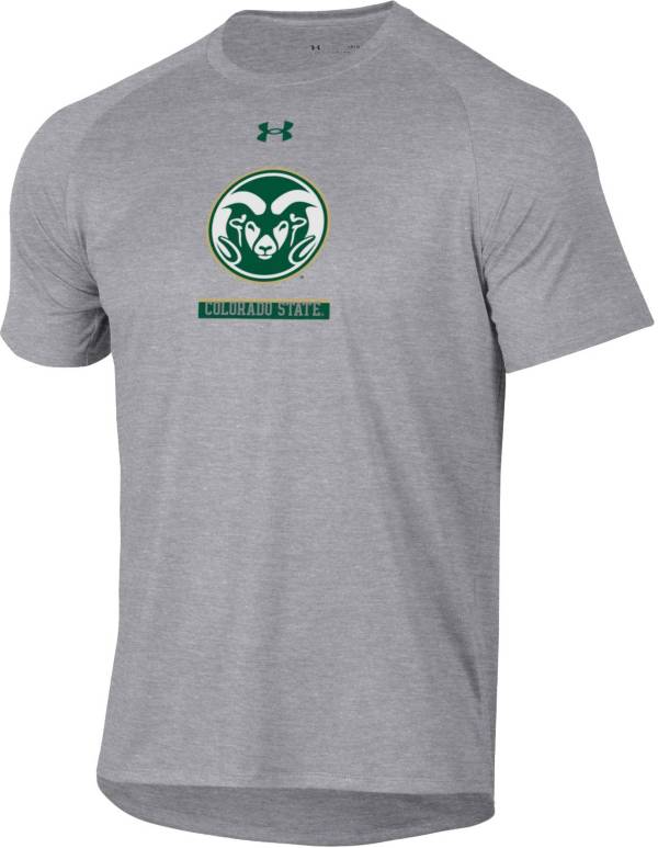 Under Armour Men's Colorado State Rams Grey Tech Performance T-Shirt product image