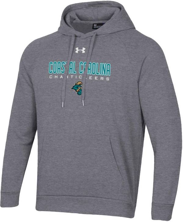 Under Armour Men's Coastal Carolina Chanticleers Grey All Day Hoodie