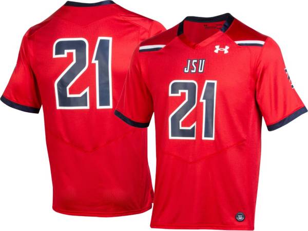 Under Armour Men's Jackson State Tigers #21 Red Replica Football Jersey