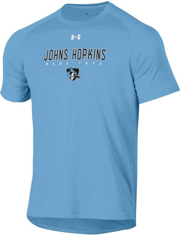 Under Armour Men's Johns Hopkins Blue Jays Columbia Blue Tech Performance T-Shirt