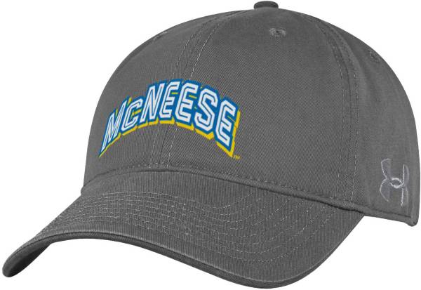 Under Armour Men's McNeese State Cowboys Grey Cotton Twill Adjustable Hat product image