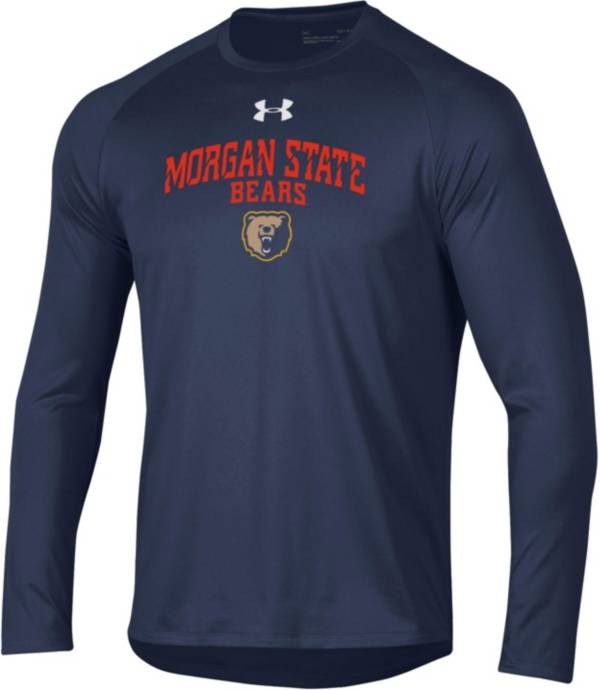 Under Armour Men's Morgan State Bears Blue Long Sleeve Tech Performance ...