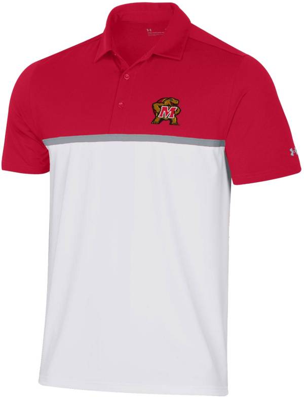 Under Armour Men's Maryland Terrapins Red Gameday Polo product image
