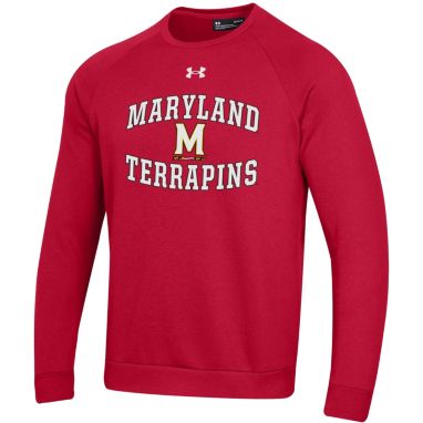 sorry, Under Armour Men's Maryland Terrapins Red All Day Fleece Crew Sweatshirt is currently out of stock