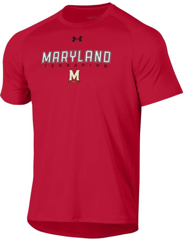 Under Armour Men's Maryland Terrapins Red Tech Performance T-Shirt product image