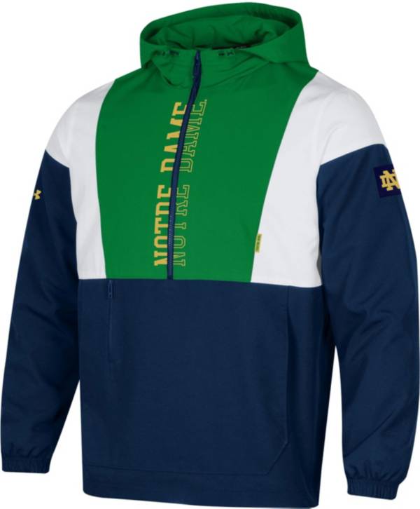 Under Armour Men's Notre Dame Fighting Irish Navy Legacy Half-Zip Pullover Jacket product image