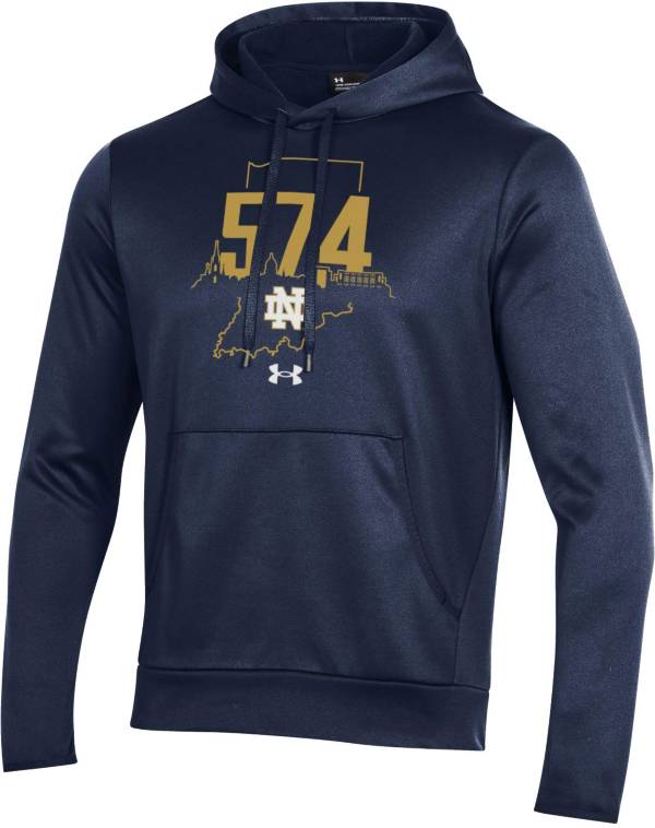 Men's under armour notre hotsell dame hoodie