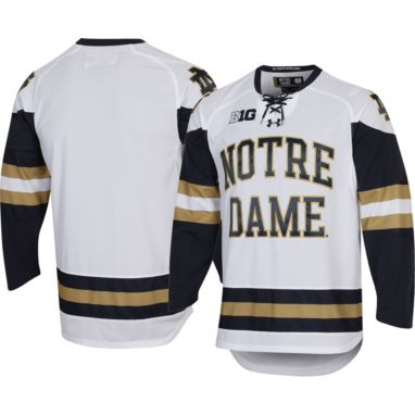 sorry, Under Armour Men's Notre Dame Fighting Irish White Replica Hockey Jersey is currently out of stock