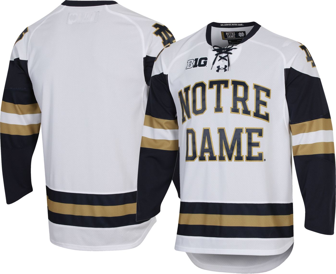 Vintage buy Bauer- Notre Dame Hockey Jersey Size XL