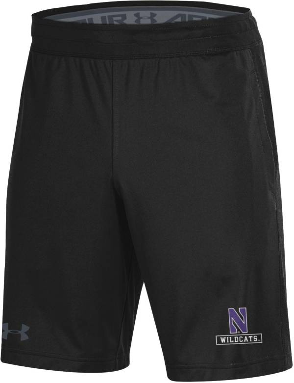 Under Armour Men's Northwestern Wildcats Black Raid Performance Shorts