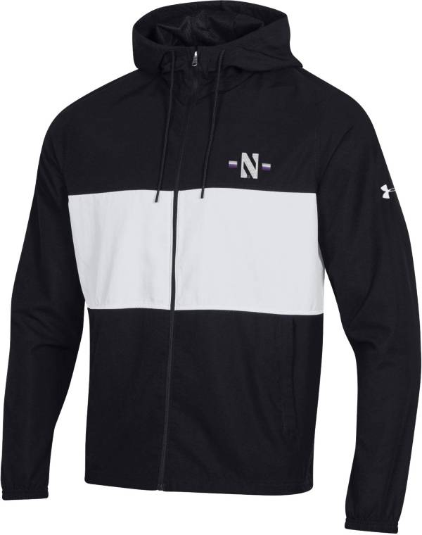 Under Armour Men's Northwestern Wildcats Black Wind Full-Zip Jacket product image