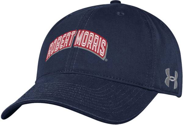 Under Armour Men's Robert Morris Colonials Navy Blue Cotton Twill Adjustable Hat