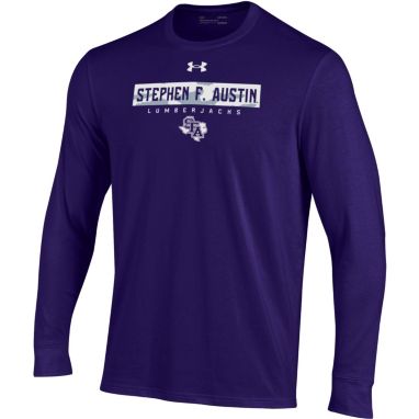 sorry, Under Armour Men's Stephen F. Austin Lumberjacks Purple Performance Cotton Long Sleeve T-Shirt is currently out of stock