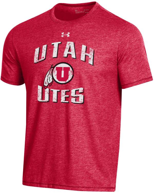 Under Armour Men's Utah Utes Crimson Bi-Blend Performance T-Shirt product image