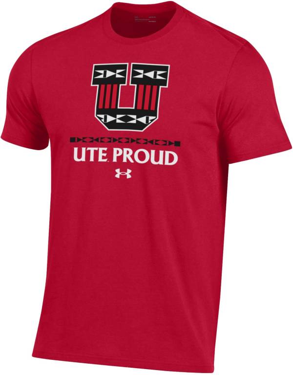 Under Armour Men's Utah Utes Crimson 'Color Out' Performance Cotton T-Shirt product image