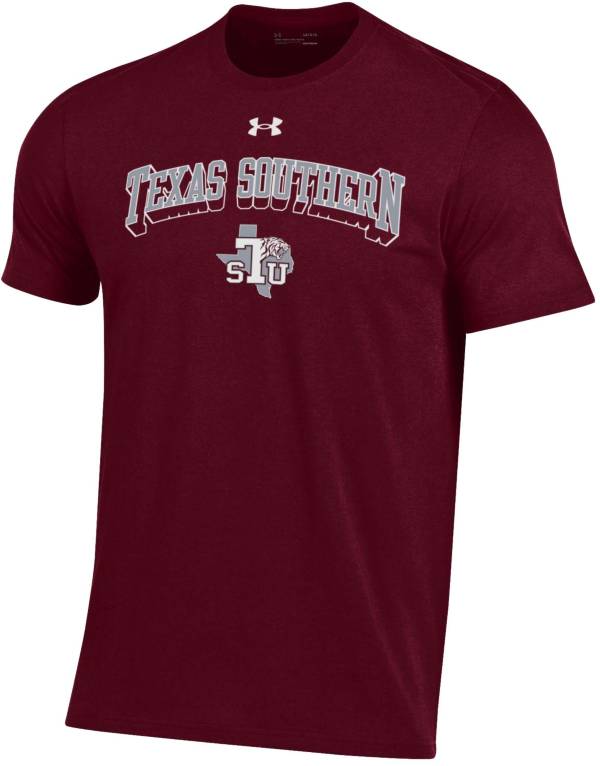 Under Armour Men's Texas Southern Tigers Maroon Performance Cotton T-Shirt