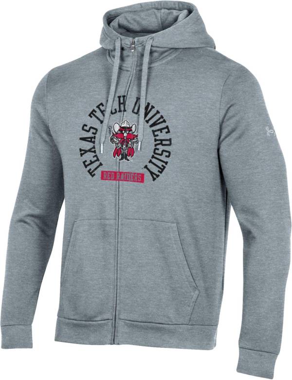 Under Armour Men's Texas Tech Red Raiders Grey All Day Full-Zip Hoodie product image