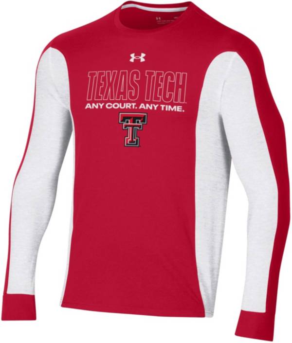 Under Armour Men's Texas Tech Red Raiders ‘Any Court, Any Time' Bench Long Sleeve T-Shirt