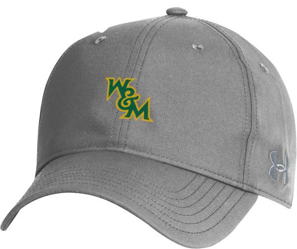 Under Armour Men's William & Mary Tribe Grey Performance 2.0 Adjustable Hat