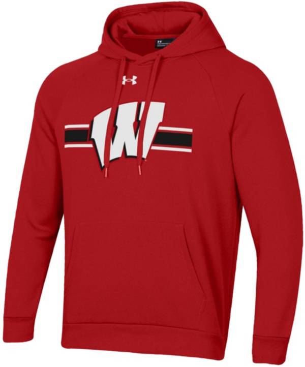 Under Armour Men's Wisconsin Badgers Red All Day Hoodie product image