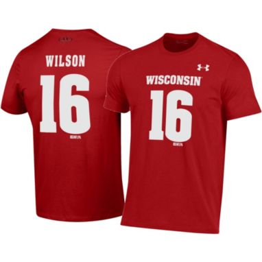 sorry, Under Armour Men's Wisconsin Badgers Russell Wilson #16 Red Performance T-Shirt is currently out of stock