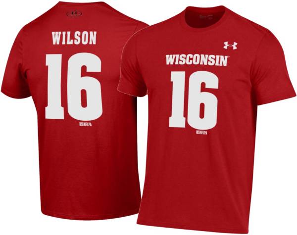 Russell wilson wisconsin shirt new arrivals