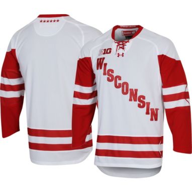 sorry, Under Armour Men's Wisconsin Badgers White Replica Hockey Jersey is currently out of stock