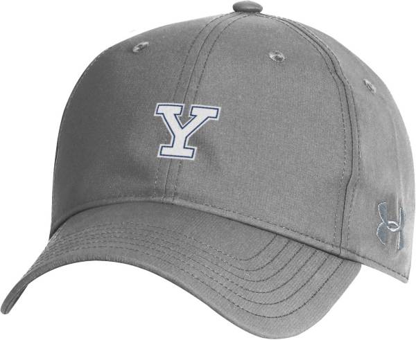 Under Armour Men's Yale Bulldogs Grey Performance 2.0 Adjustable Hat