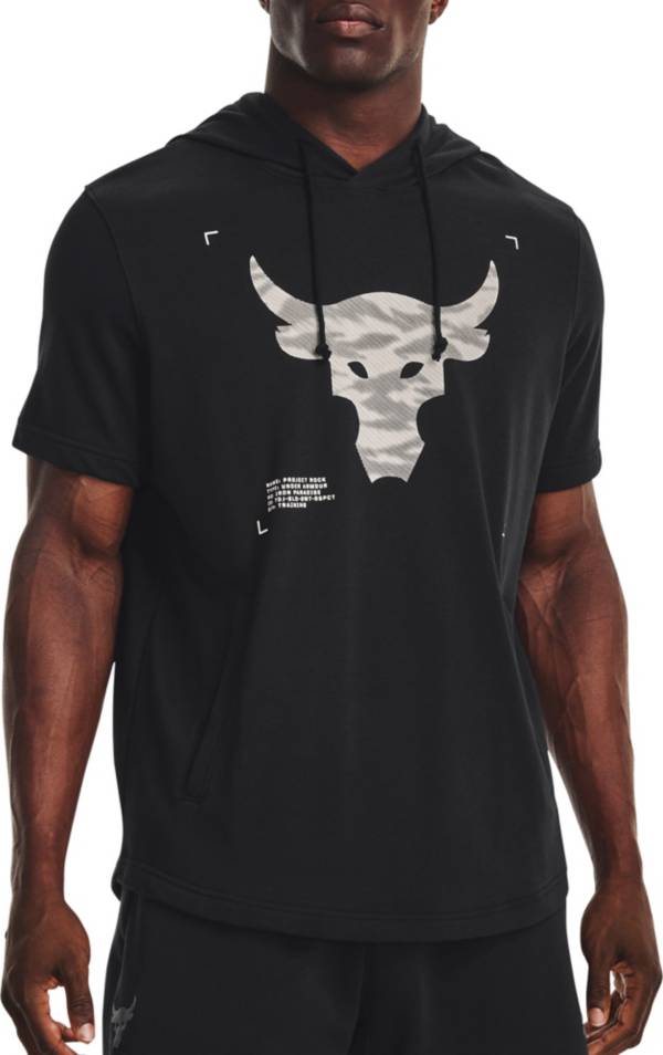 T-shirt Under Armour Project Rock Terry Short Sleeve Hoodie