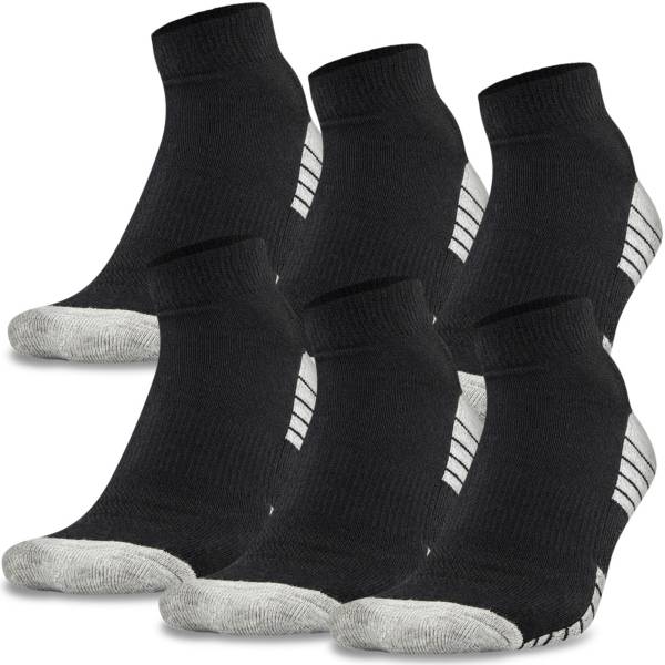 Under Armour Men's Heat Gear Tech Low Cut Socks - 6 Pack