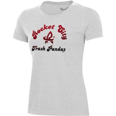 sorry, Under Armour Women's Rocket City Trash Pandas Grey Performance T-Shirt is currently out of stock