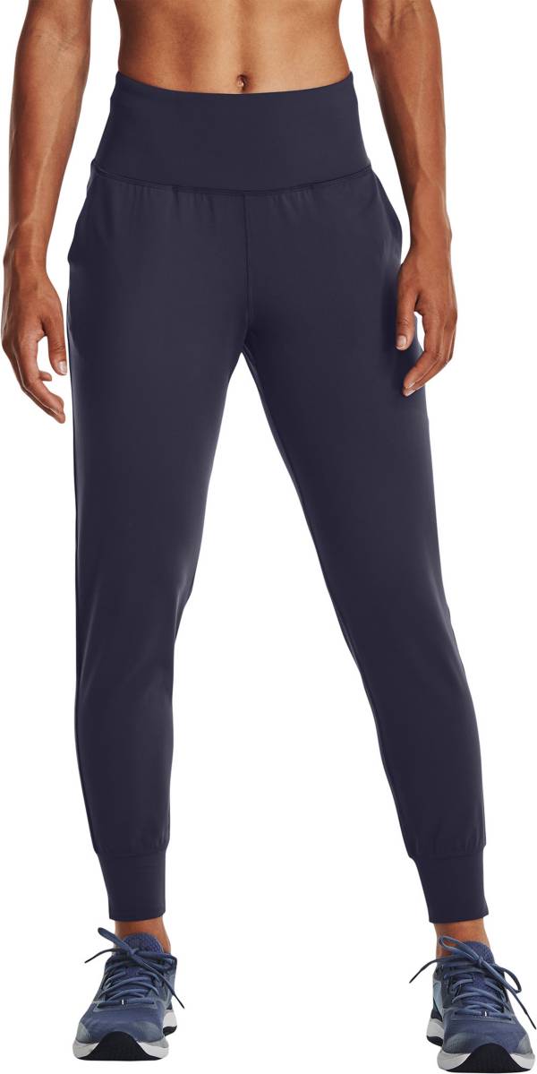 New Under Armour UA Reflect Ankle Leggings Navy Blue Size Medium 1357440  A2808